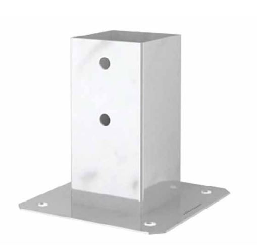 Porta Pilares Galvanizado 70-200MM