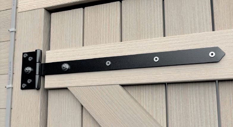 Dobradiça de Porta  Negro