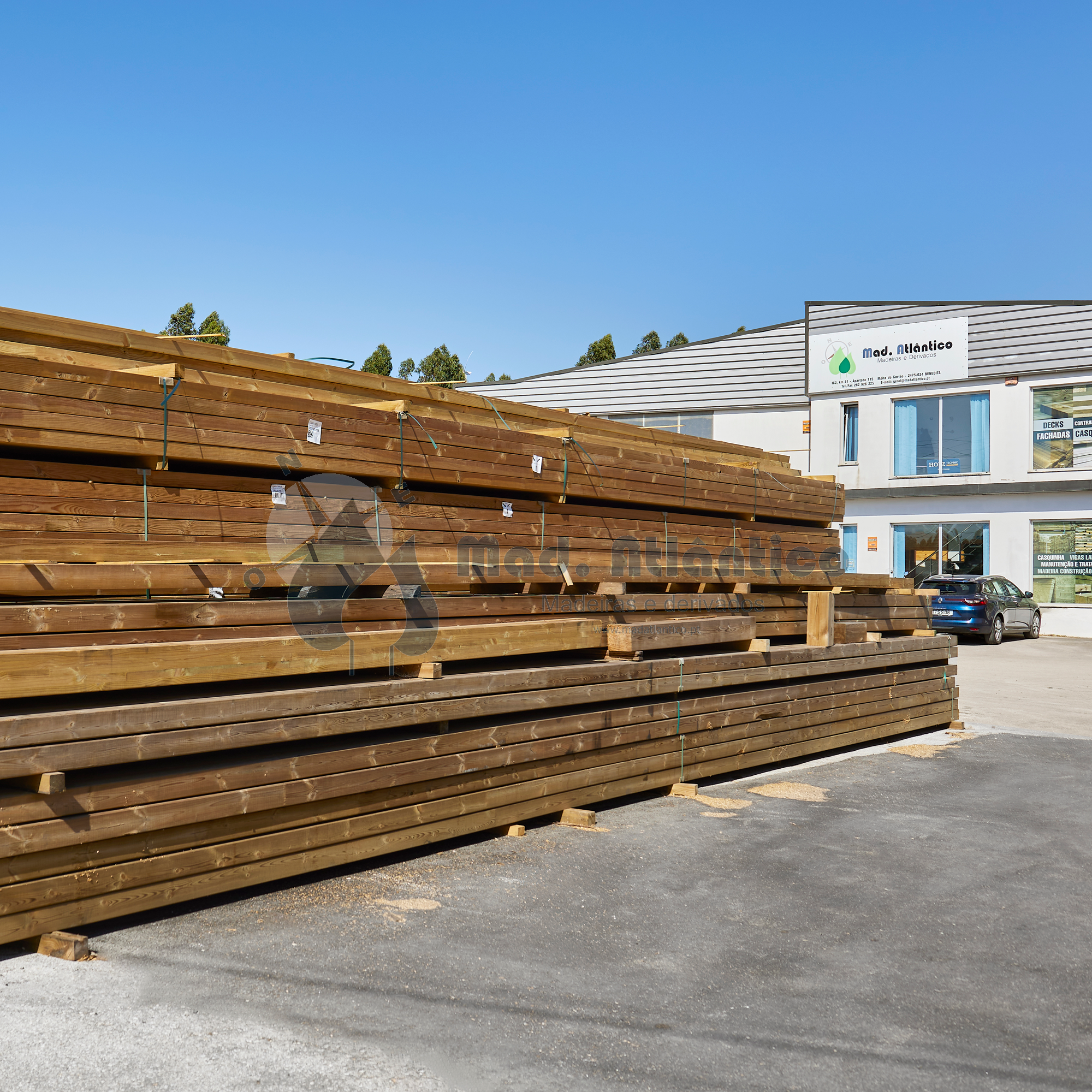 Viga Casquinha Vermelha Tratada Aparelhada 100x70mm