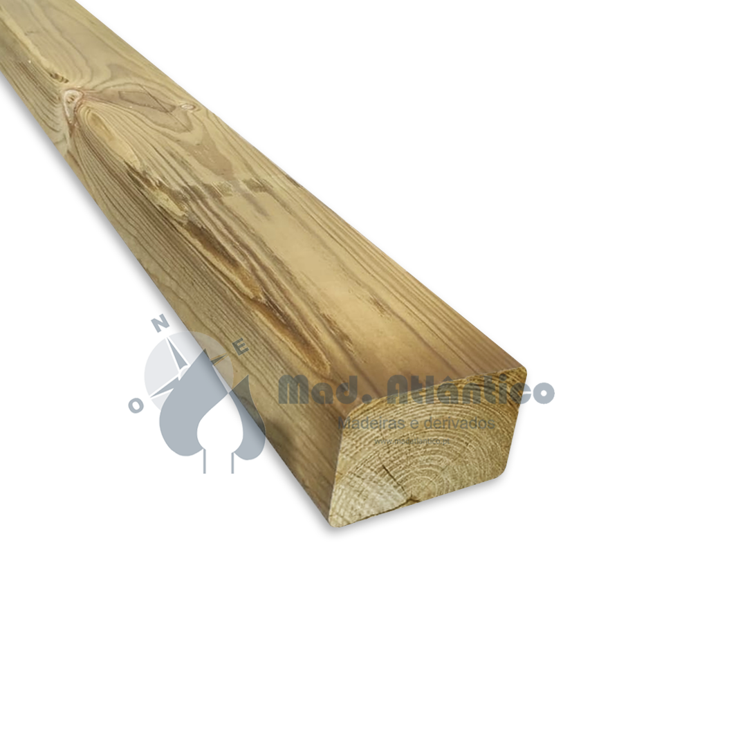 Viga Casquinha Vermelha Tratada Aparelhada 100x70mm