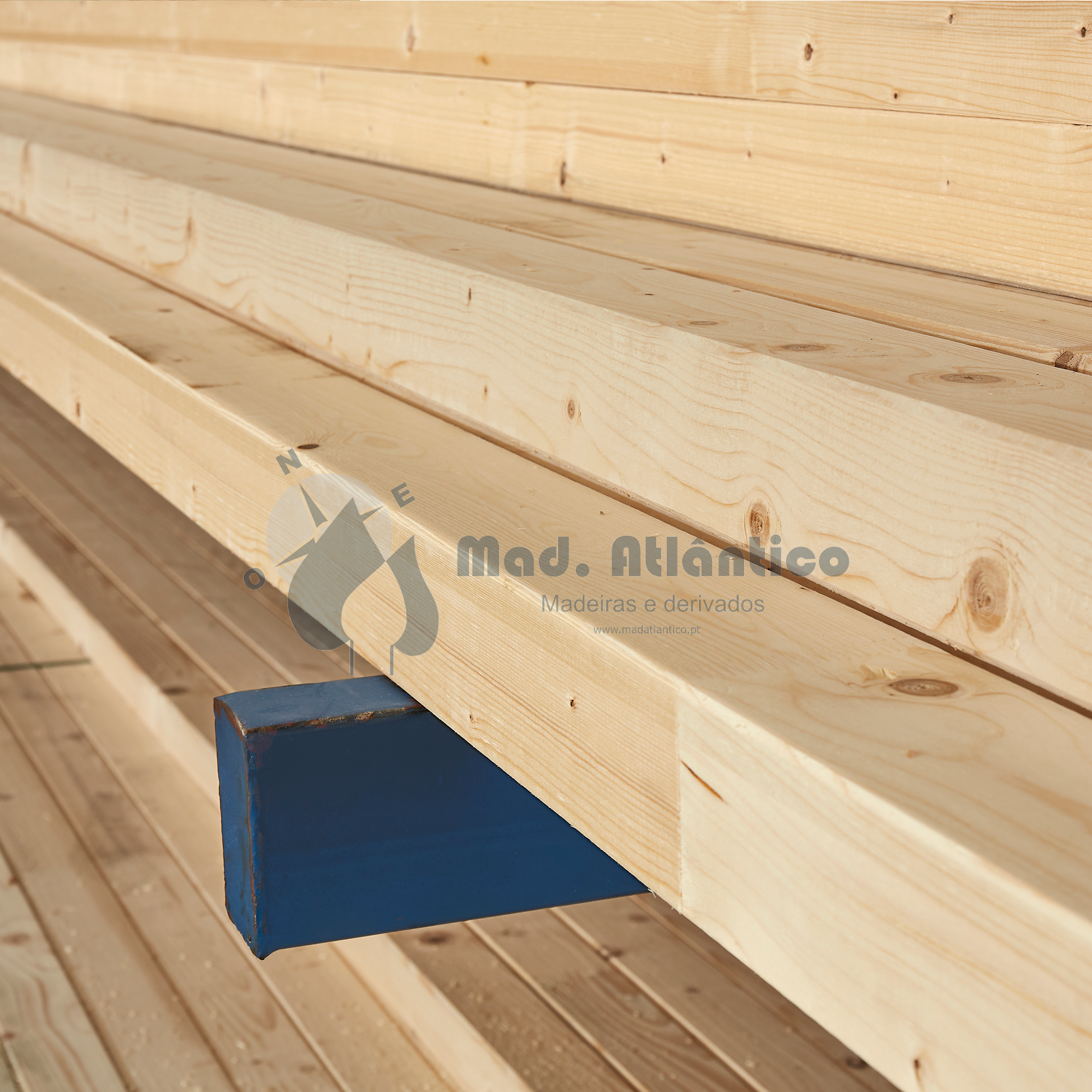 Viga Casquinha Branca Estrutural C24  120 x 80mm