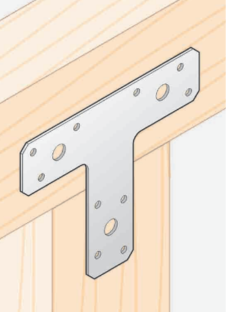 Conector "T" 140x110x30mm