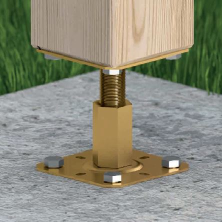 Suporte Regulavel 100x100x 100/150 M20