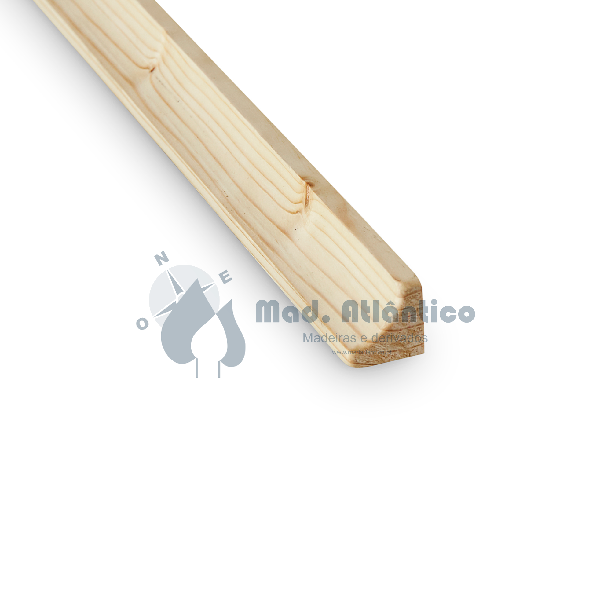 Meia Cana Natural Envernizada (23 x 23) 3,00m