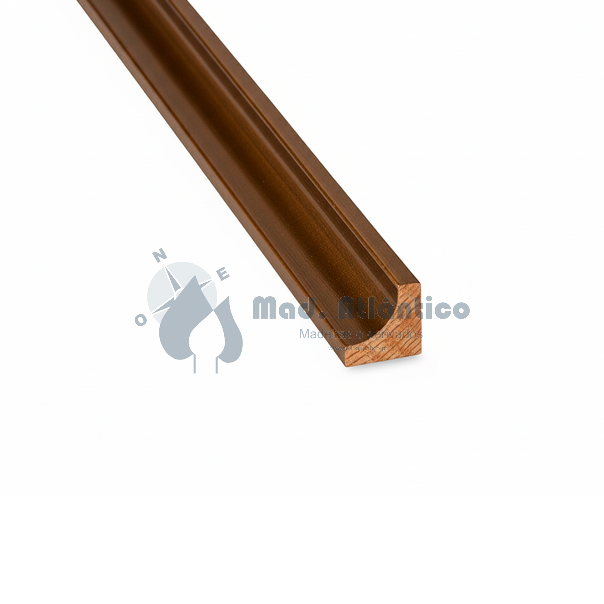 Meia Cana Pintada Bronze (23x23)