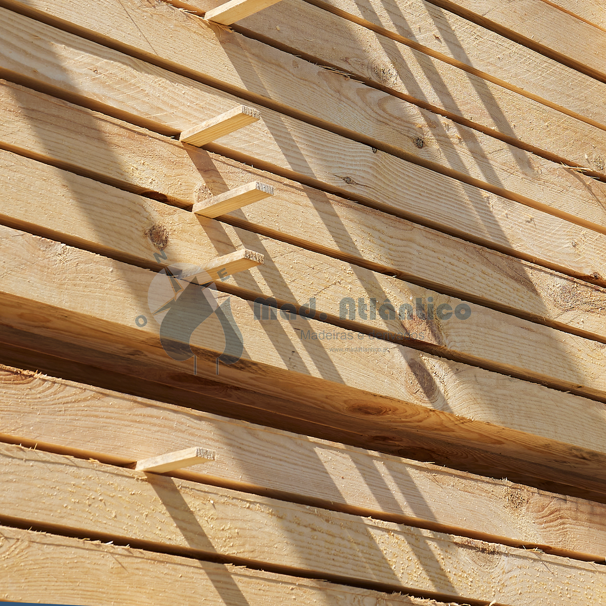 Barrotes de Pinho Natural 2,50 x 10 x 7cm