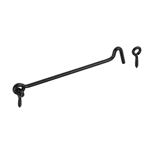 Fecho de Gancho 100mm Negro