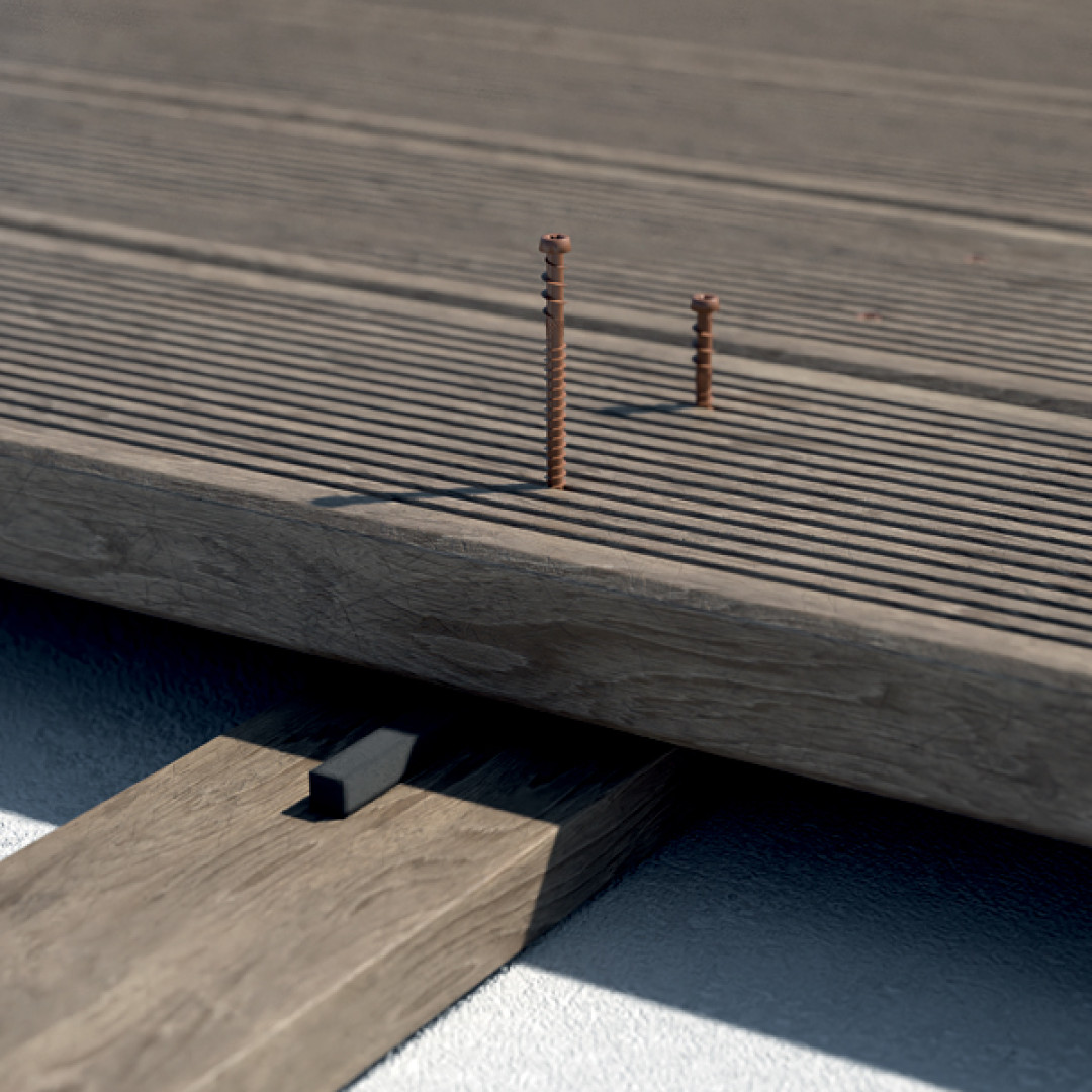 Parafuso KKT Deck Pro Torx Verde – Fixação Profissional para Decks em Madeira 