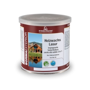 Borma Holz Lasur 3‑em‑1 – Lasur Óleo‑Cera para Madeira (Interior e Exterior)