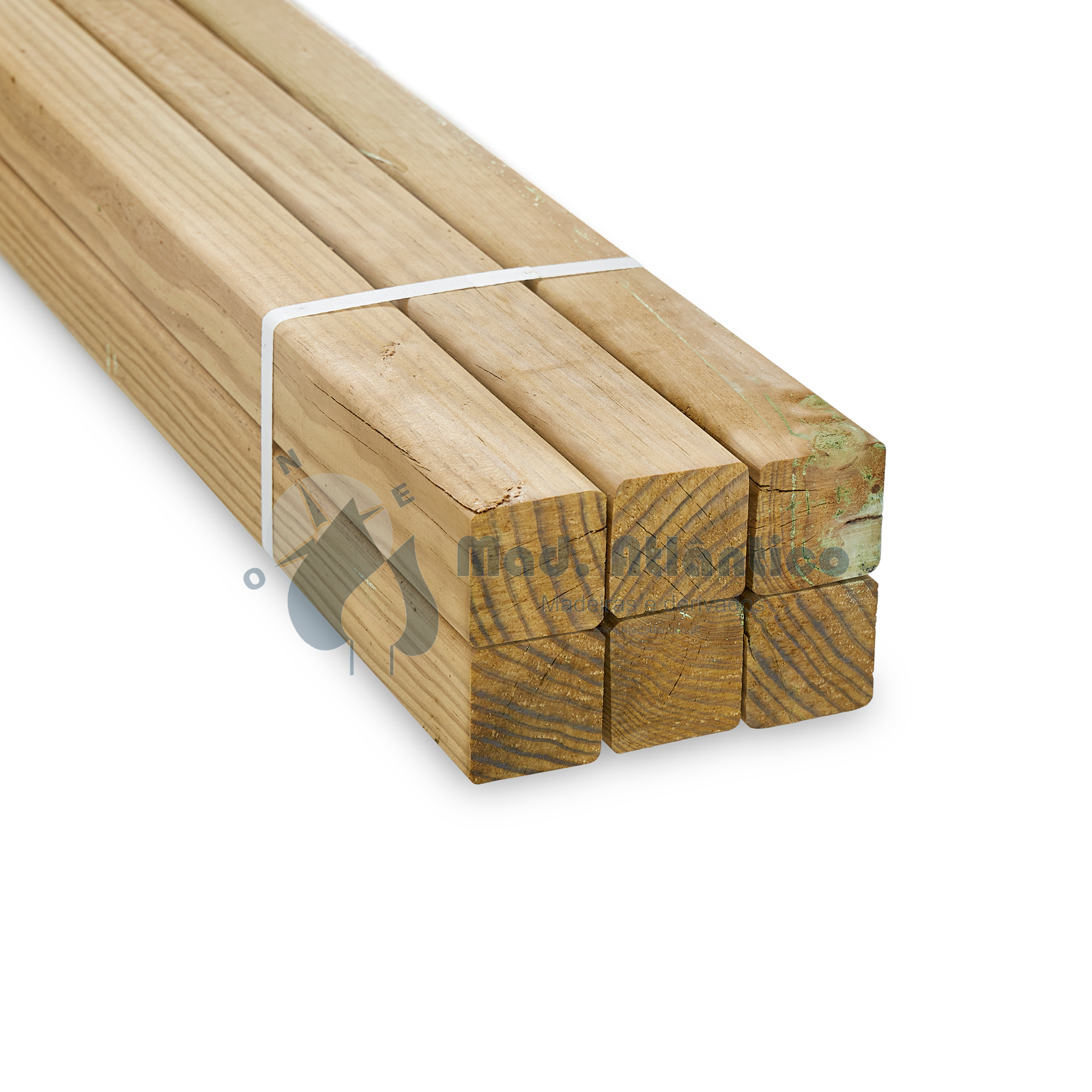 Barrotes de Pinho Tratado Aparelhados – 3000 x 50 x 50 mm