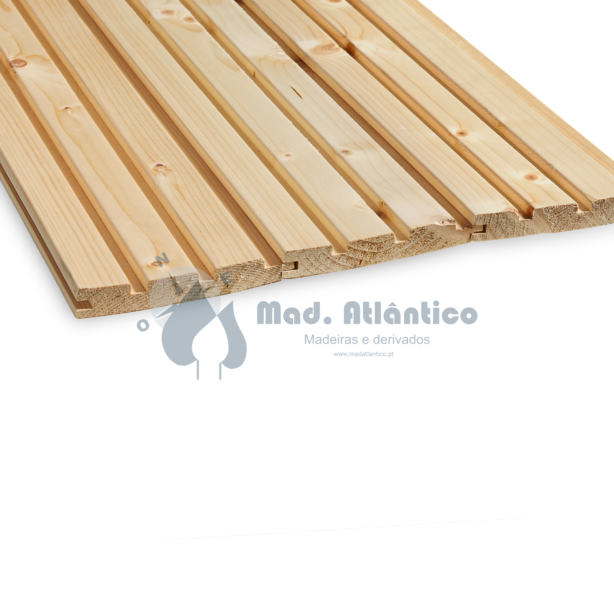 Forro Ripado R3D TRIPLEX Natural