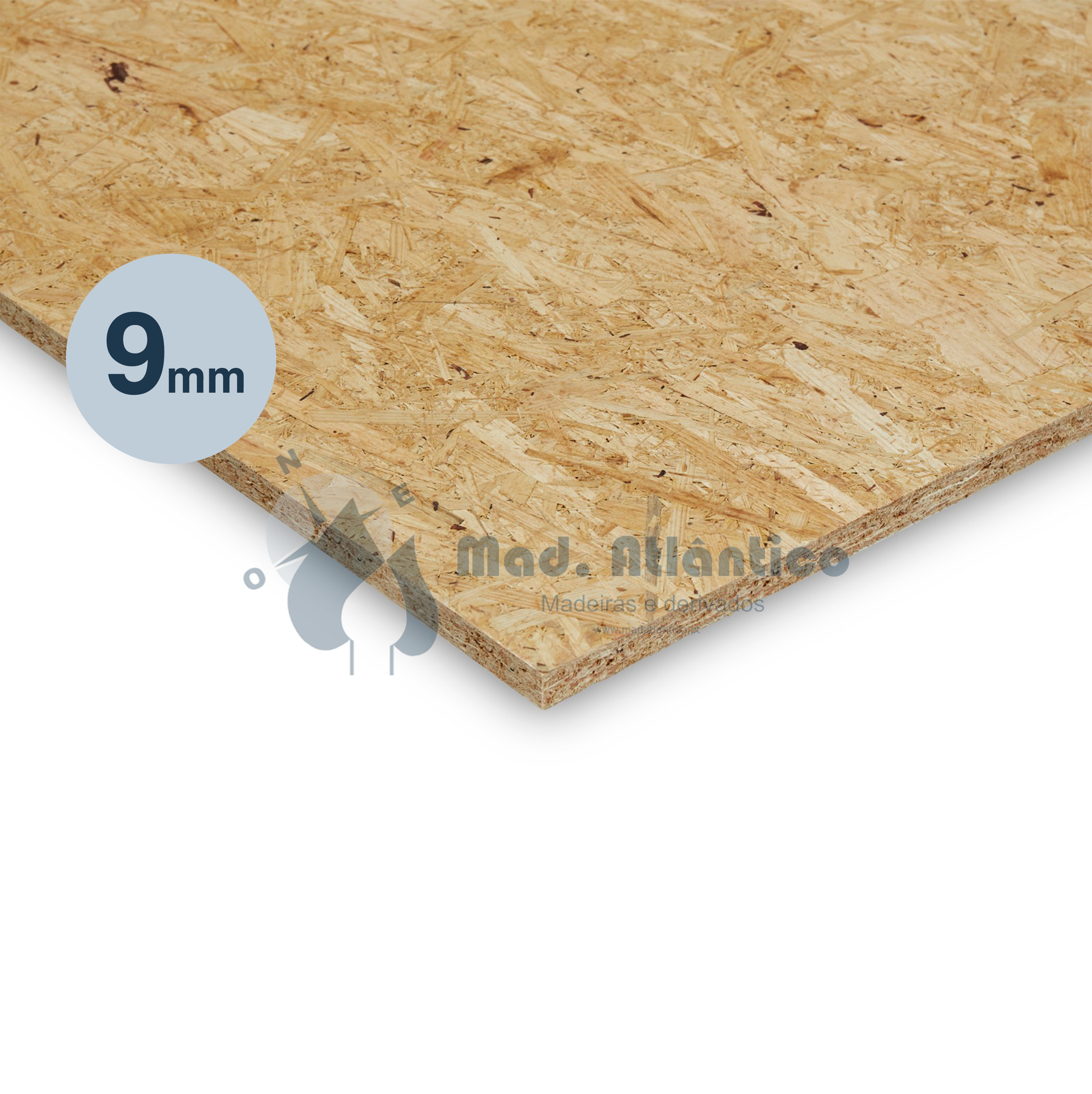 Placa OSB 3 2500 x 1250 x 9MM Pré-Envernizado XTRA