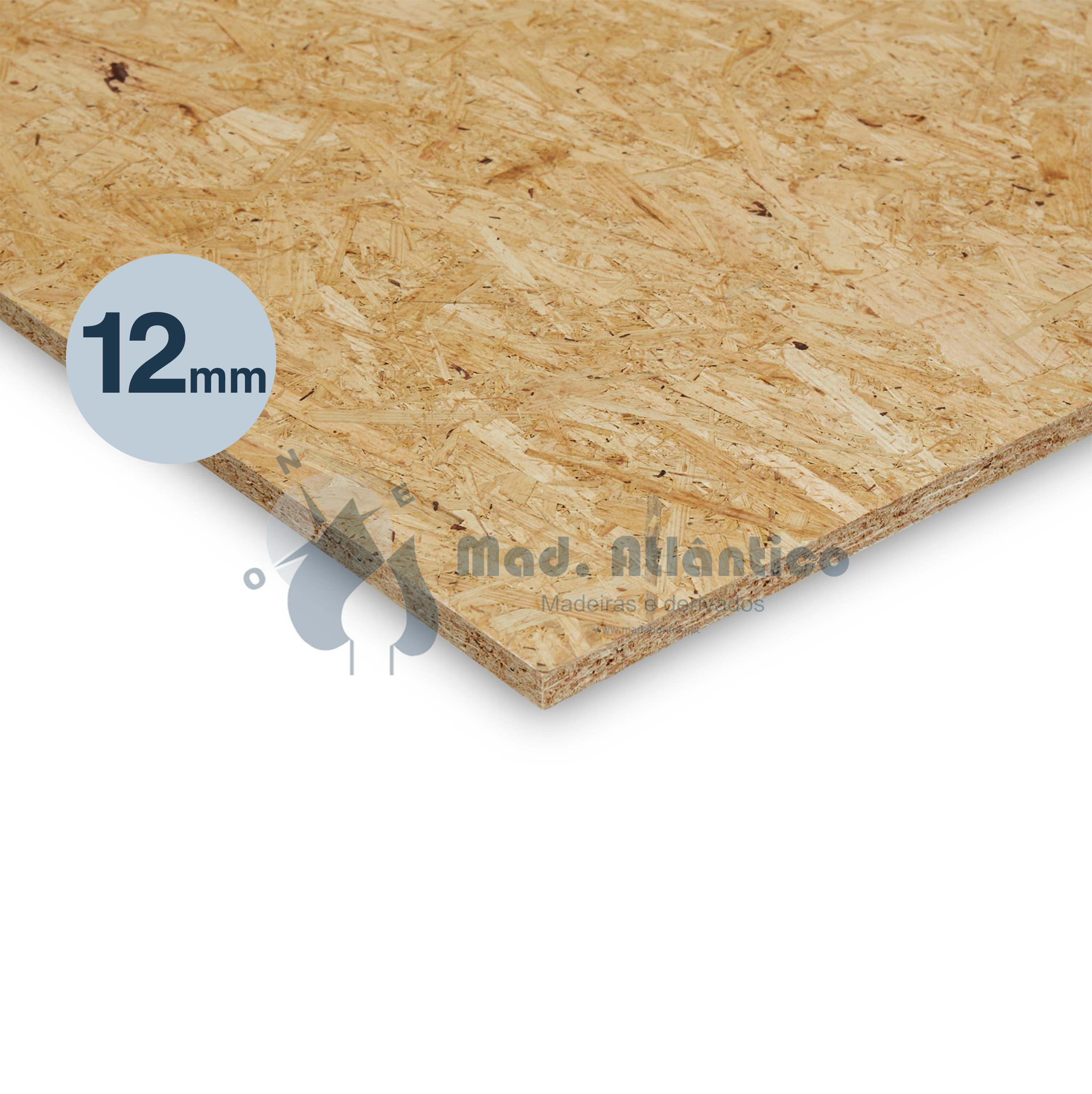 Placa OSB 3 2500 x 1250 x 12MM Pré-Envernizado XTRA