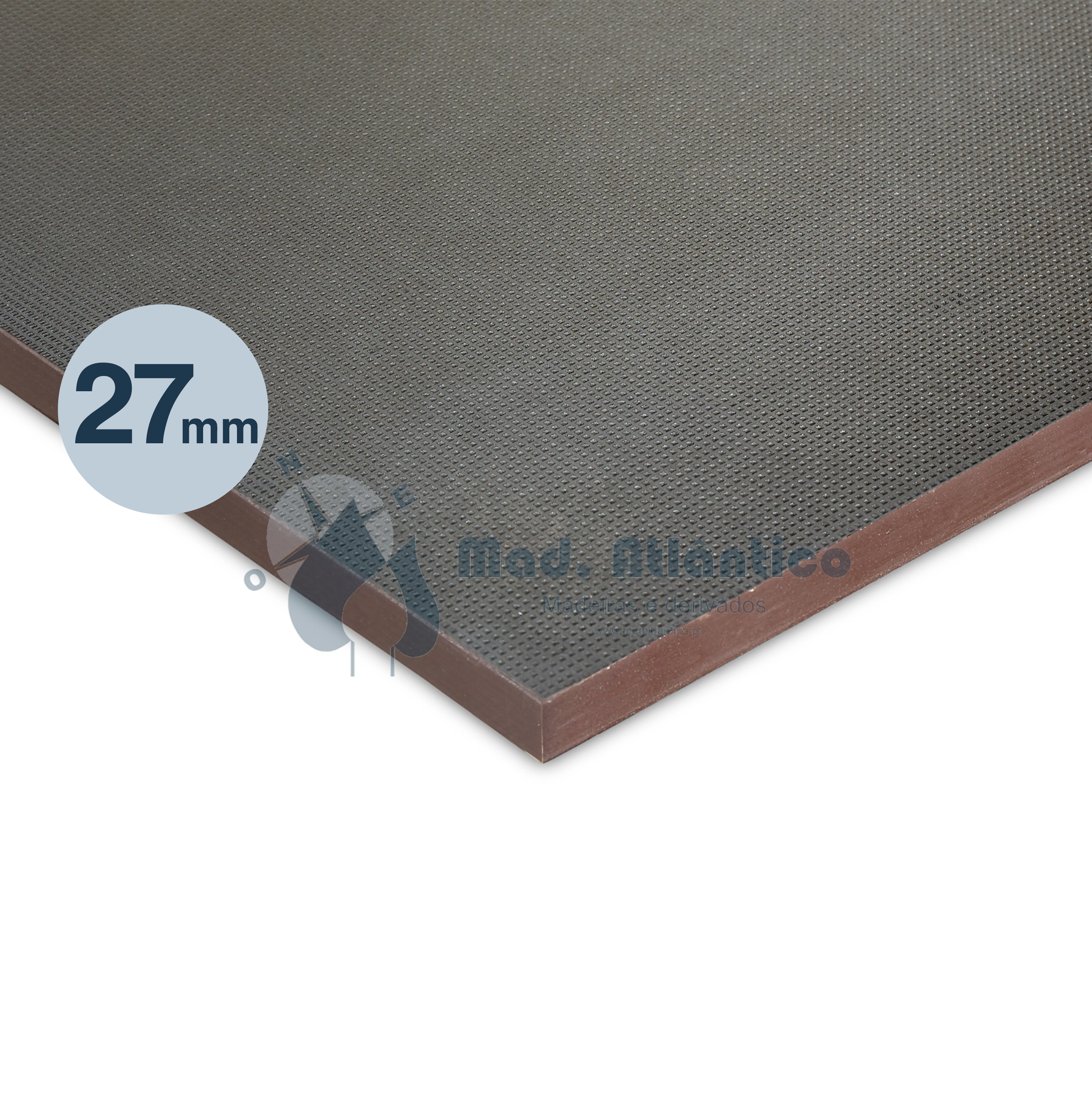 Contraplacado Marítimo Antiderrapante Atlantico Wire Birch 100% Bétula (2500 x 1250 x 27mm)